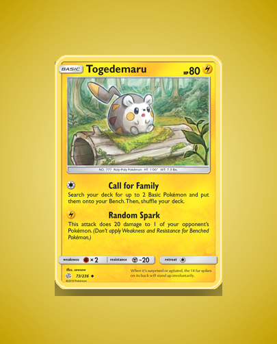 Collector’s Guide: Togedemaru (Cosmic Eclipse #73)