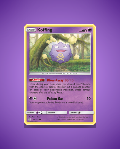 Collector’s Guide: Koffing (Cosmic Eclipse #76)