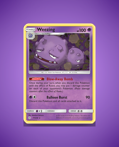 Collector’s Guide: Weezing (Cosmic Eclipse #77)