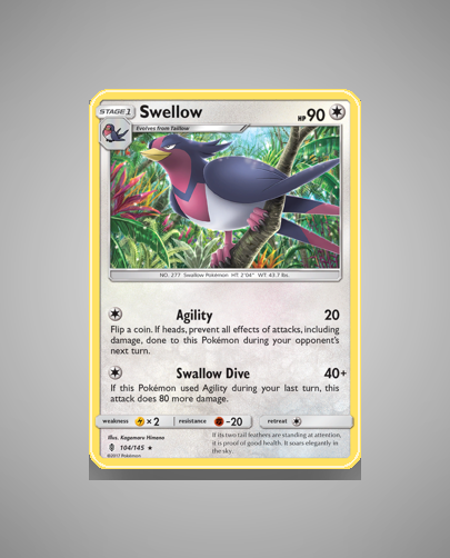 Collector’s Guide: Swellow (Guardians Rising #104)