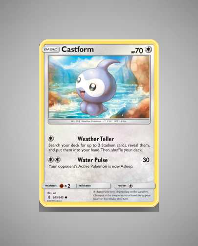 Collector’s Guide: Castform (Guardians Rising #105)