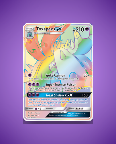 Collector’s Guide: Toxapex-GX (Guardians Rising #154)