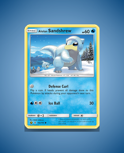 Collector’s Guide: Alolan Sandshrew (Guardians Rising #19a)