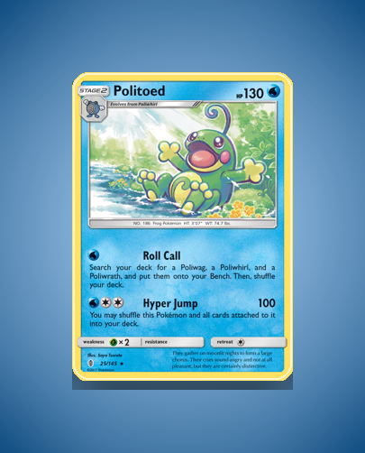 Collector’s Guide: Politoed (Guardians Rising #25)