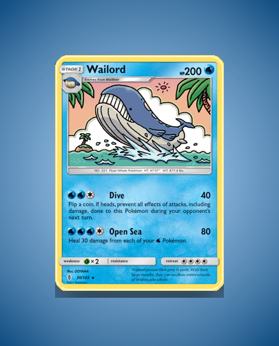 Collector’s Guide: Wailord (Guardians Rising #30)