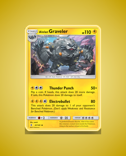 Collector’s Guide: Alolan Graveler (Guardians Rising #41)