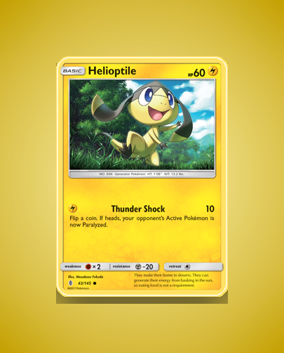 Collector’s Guide: Helioptile (Guardians Rising #43)