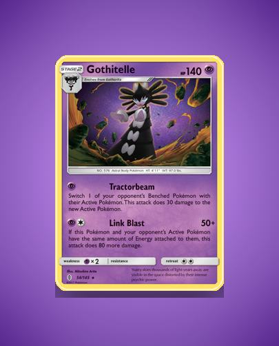 Collector’s Guide: Gothitelle (Guardians Rising #54)
