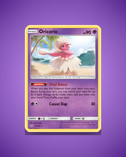 Collector’s Guide: Oricorio (Guardians Rising #55)