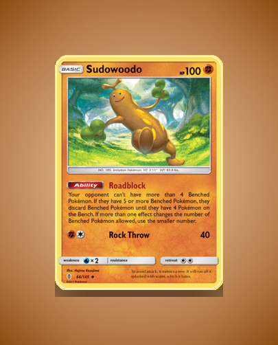Collector’s Guide: Sudowoodo (Guardians Rising #66)