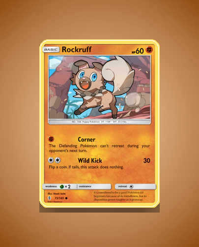 Collector’s Guide: Rockruff (Guardians Rising #73)