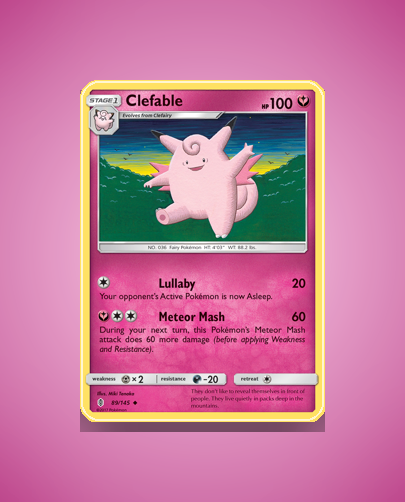 Collector’s Guide: Clefable (Guardians Rising #89)