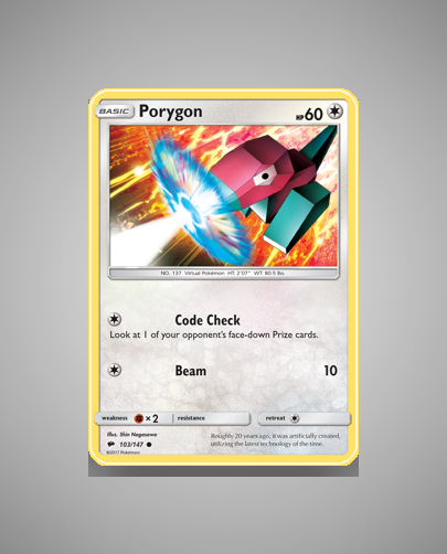 Collector’s Guide: Porygon (Burning Shadows #103)