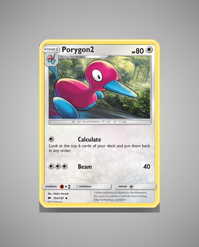 Collector’s Guide: Porygon2 (Burning Shadows #104)