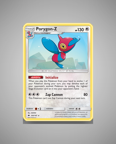 Collector’s Guide: Porygon-Z (Burning Shadows #105)