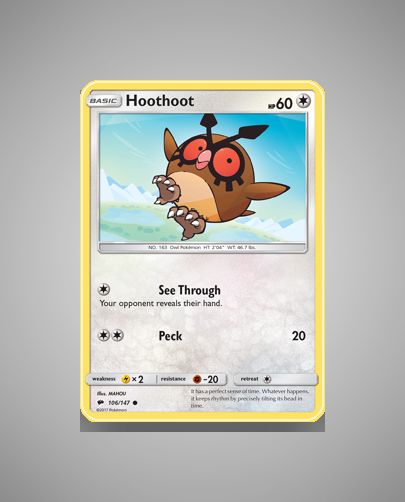 Collector’s Guide: Hoothoot (Burning Shadows #106)