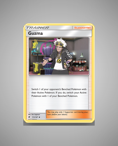 Collector’s Guide: Guzma (Burning Shadows #115)