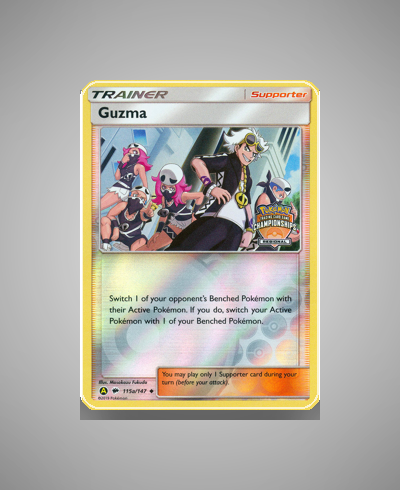 Collector’s Guide: Guzma (Burning Shadows #115a)