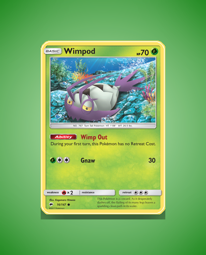 Collector’s Guide: Wimpod (Burning Shadows #16)