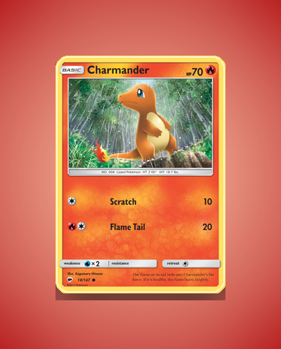 Collector’s Guide: Charmander (Burning Shadows #18)