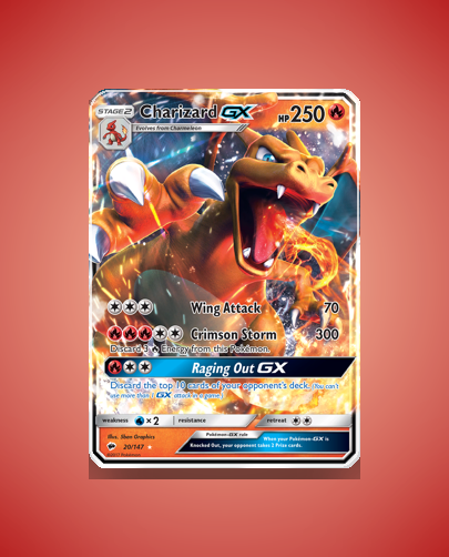 Collector’s Guide: Charizard-GX (Burning Shadows #20)
