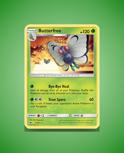 Collector’s Guide: Butterfree (Burning Shadows #3)