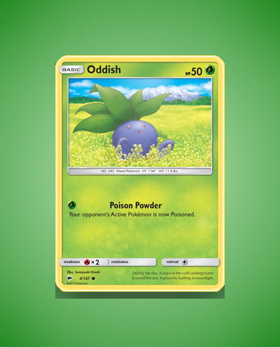 Collector’s Guide: Oddish (Burning Shadows #4)