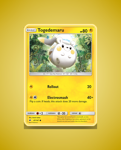Collector’s Guide: Togedemaru (Burning Shadows #47)