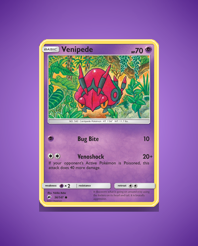 Collector’s Guide: Venipede (Burning Shadows #56)