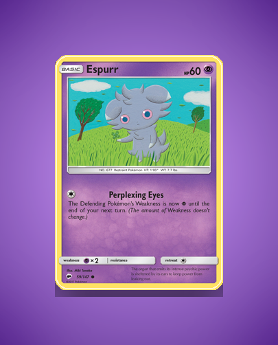 Collector’s Guide: Espurr (Burning Shadows #59)