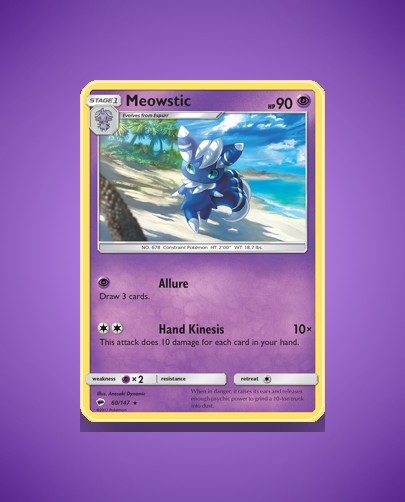 Collector’s Guide: Meowstic (Burning Shadows #60)