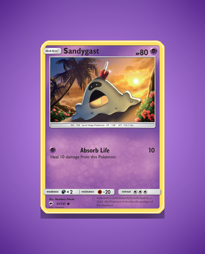 Collector’s Guide: Sandygast (Burning Shadows #61)