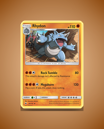 Collector’s Guide: Rhydon (Burning Shadows #66)