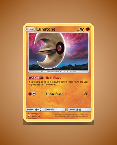 Collector’s Guide: Lunatone (Burning Shadows #68)
