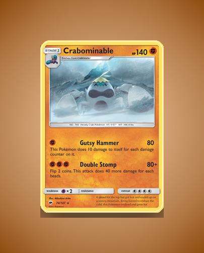 Collector’s Guide: Crabominable (Burning Shadows #74)