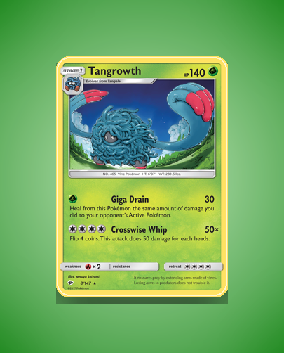 Collector’s Guide: Tangrowth (Burning Shadows #8)