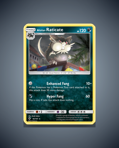 Collector’s Guide: Alolan Raticate (Burning Shadows #82)