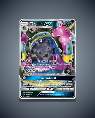 Collector’s Guide: Alolan Muk-GX (Burning Shadows #84)