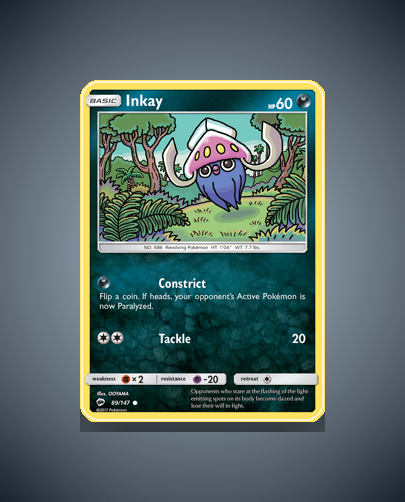 Collector’s Guide: Inkay (Burning Shadows #89)