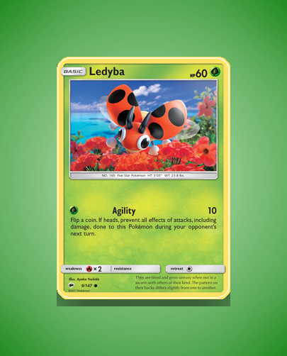 Collector’s Guide: Ledyba (Burning Shadows #9)