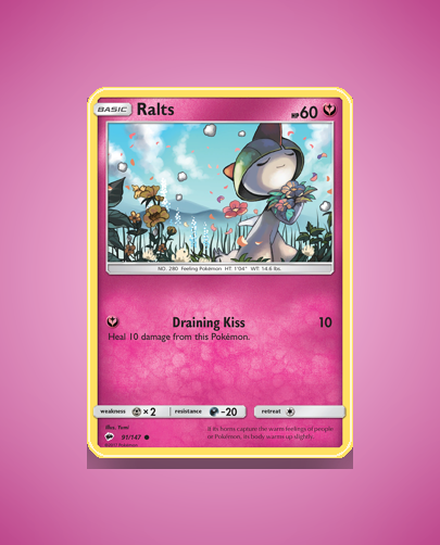 Collector’s Guide: Ralts (Burning Shadows #91)