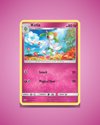 Collector’s Guide: Kirlia (Burning Shadows #92)