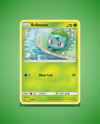 Collector’s Guide: Bulbasaur (Shining Legends #1)