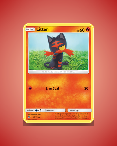 Collector’s Guide: Litten (Shining Legends #15)
