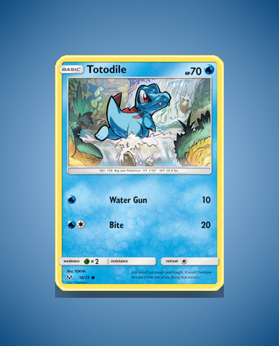 Collector’s Guide: Totodile (Shining Legends #18)