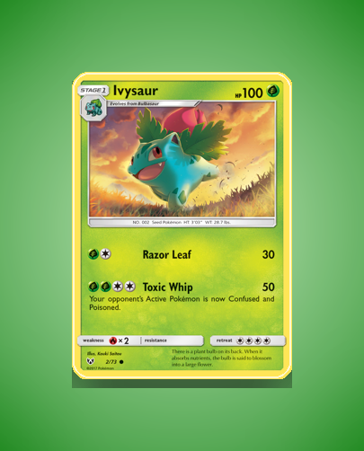 Collector’s Guide: Ivysaur (Shining Legends #2)