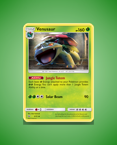 Collector’s Guide: Venusaur (Shining Legends #3)