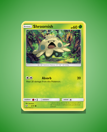 Collector’s Guide: Shroomish (Shining Legends #4)