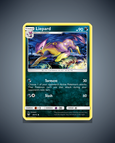 Collector’s Guide: Liepard (Shining Legends #49)