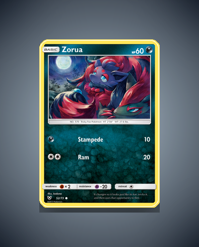 Collector’s Guide: Zorua (Shining Legends #52)